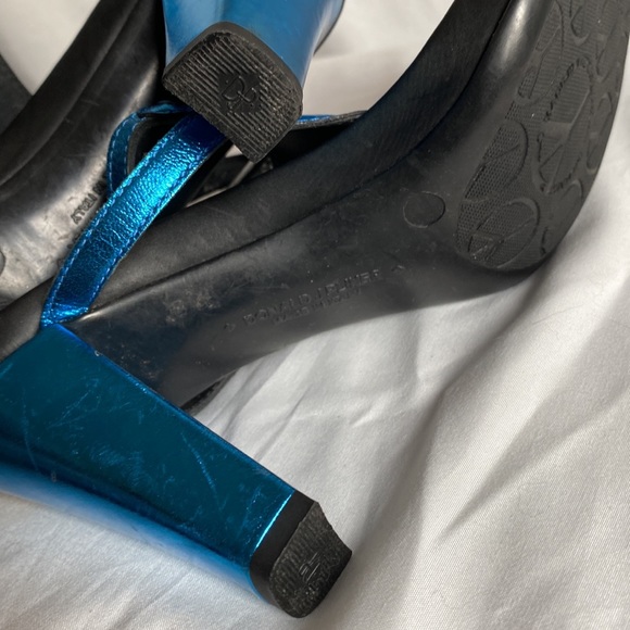 Donald j pliner metallic blue heels - Picture 6 of 8